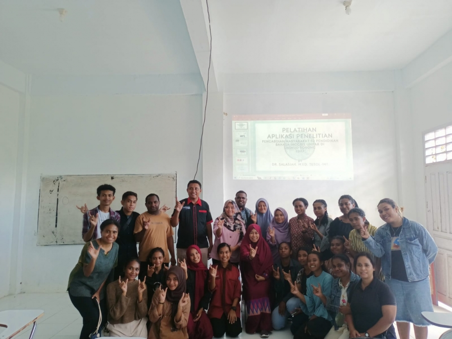 Komitmen Menghasilkan Lulusan Berkualitas, Prodi Pendidikan Bahasa Indonesia UNIMUDA Sorong Hadirkan Pakar Metode Penelitian